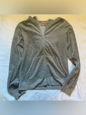 Juicy Couture Gray Zip Hoodie